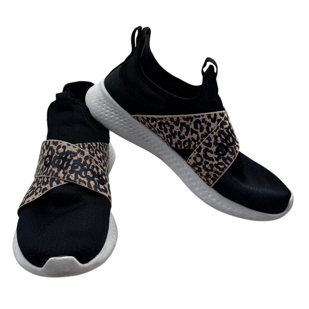 Adidas Puremotion Adapt Lightweight Leopard Strap Sneakers Women's Size 9